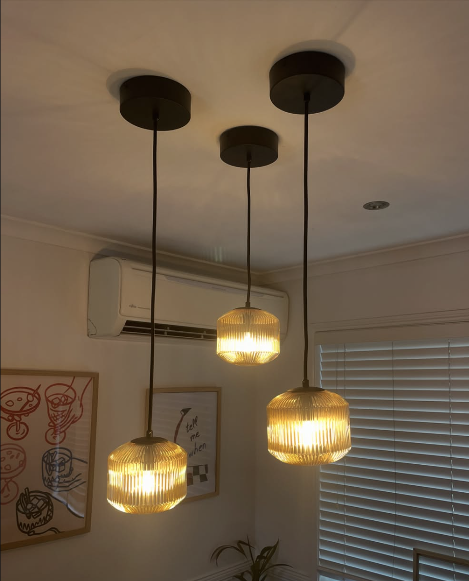 Residential pendant lighting install