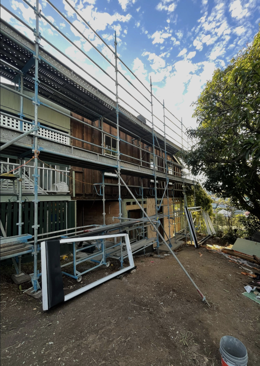 Renovation site work, Brisbane